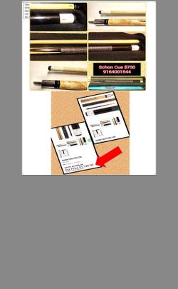 Schon cx33 Pool Cue