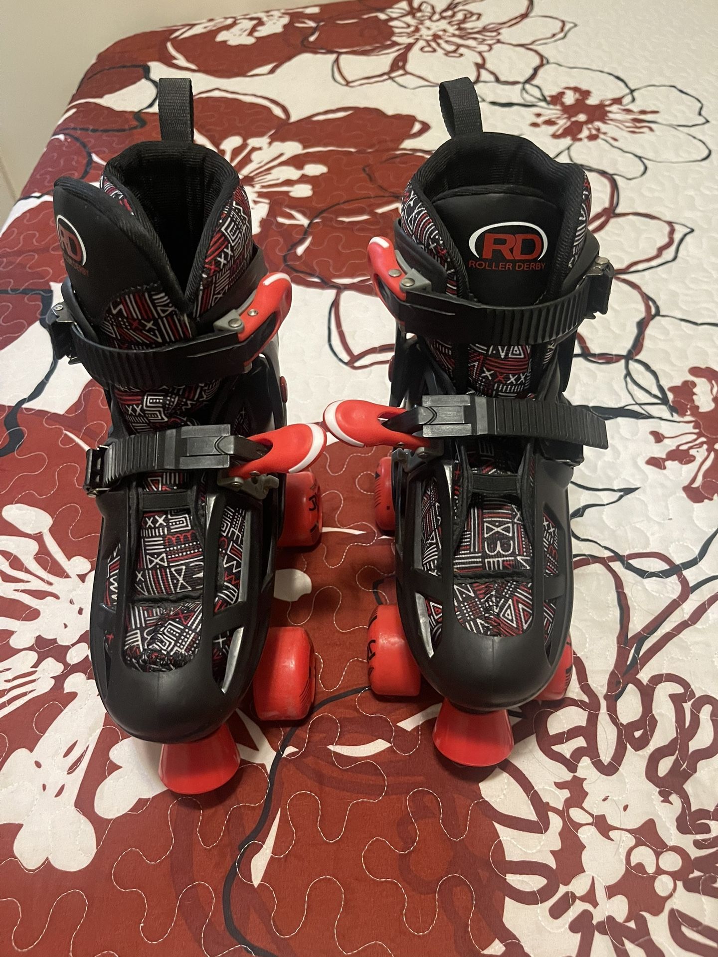 Roller Derby Adjustable Kids Skates – Size 3–6 – Like New