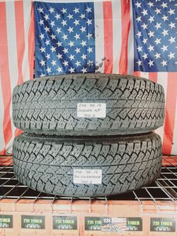 ✅ 2 Used Tires 245/75R17 BRIDGESTONE DUELER RHS 245 75 17 ALL SEASON 