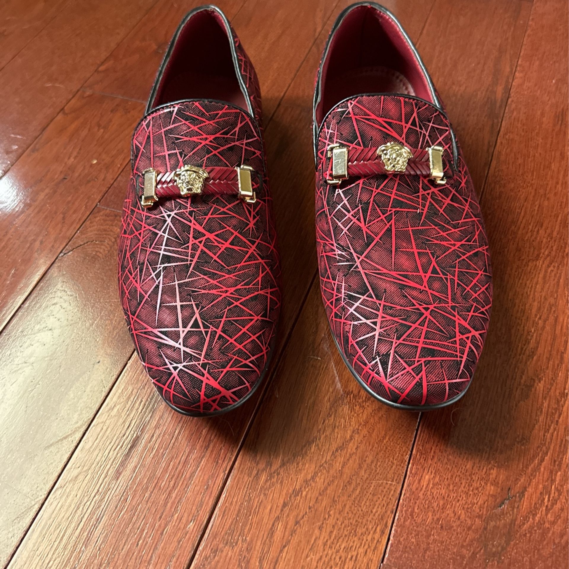 Pavini Red Loafers