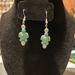 Handmade Turtle Earrings #2