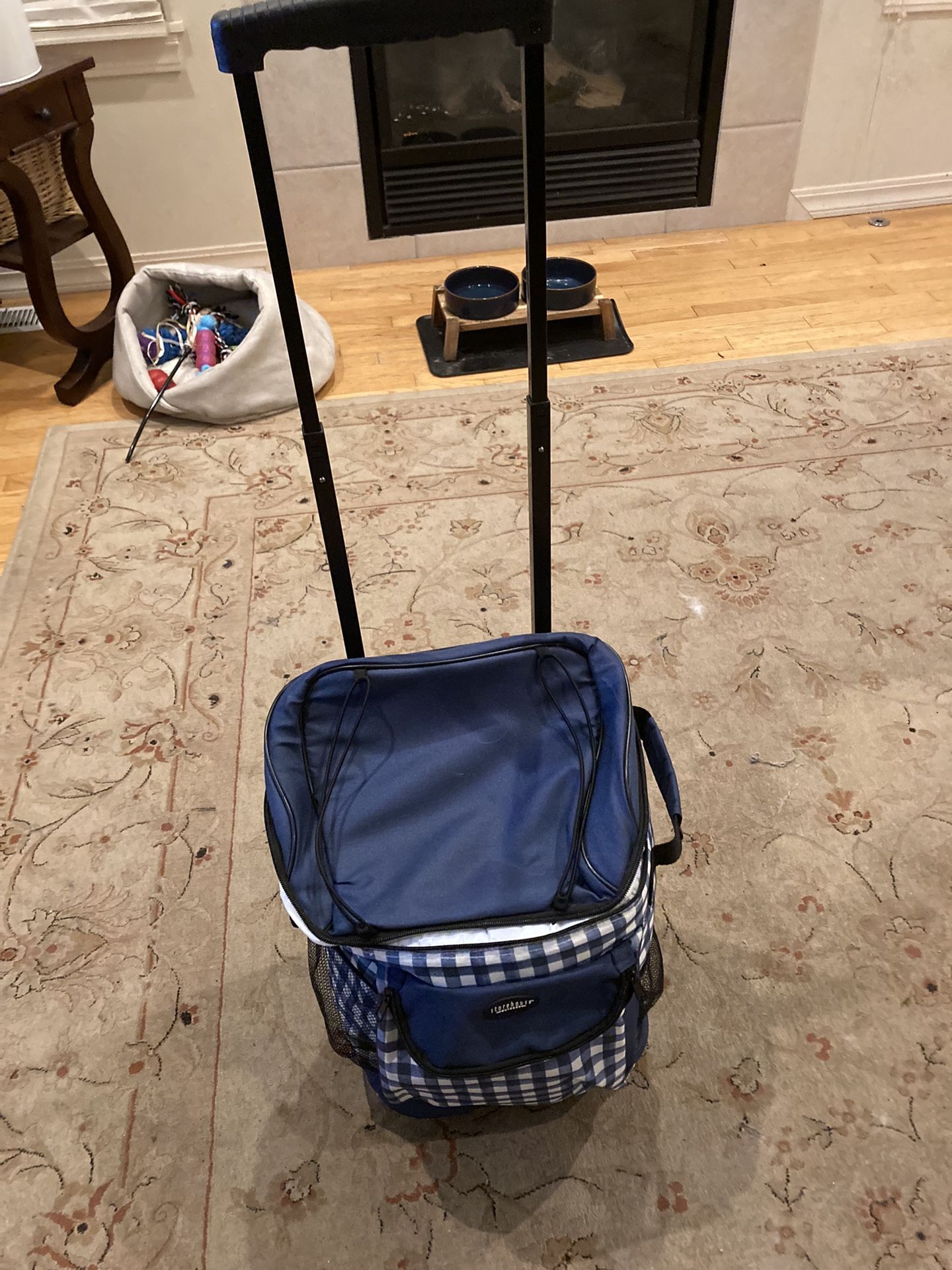 Soft Insulated Tote On Wheels
