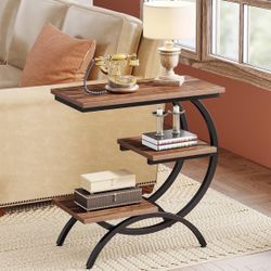 C Shaped End Table