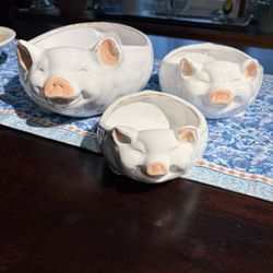 Pig Shaped Bowls