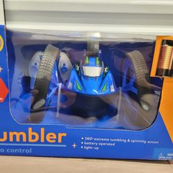 Rumbler Remote Control 360 Spinning Car... Carro De  Control Remoto. Blue