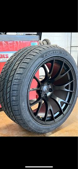 Charger wheels and tires 20” staggered