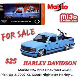 "HARLEY DAVIDSON" 1/24 BY MAISTO