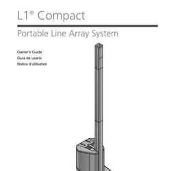 BOSE L1 Compact power stand Speaker