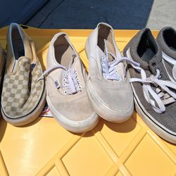 3 Pairs of Vans Shoes