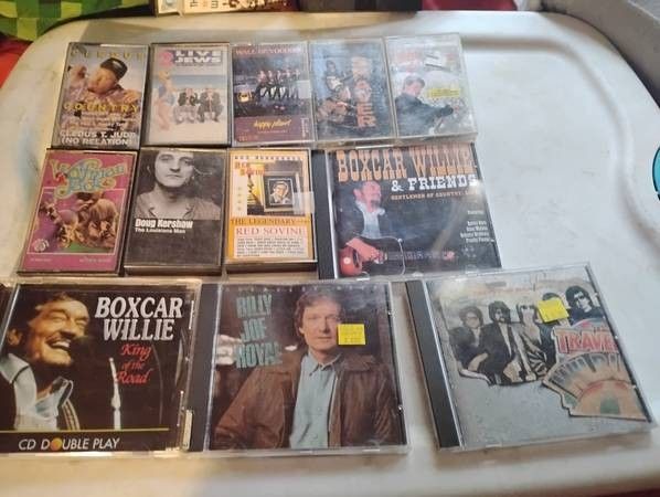 Cassette Tape And 4 CDs Lot