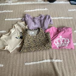 4 Holister  And Forever21 Crop Tops