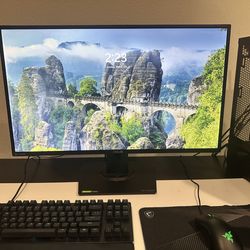 27in 1440p 165hz Gsync + free sync gaming monitor ASUS