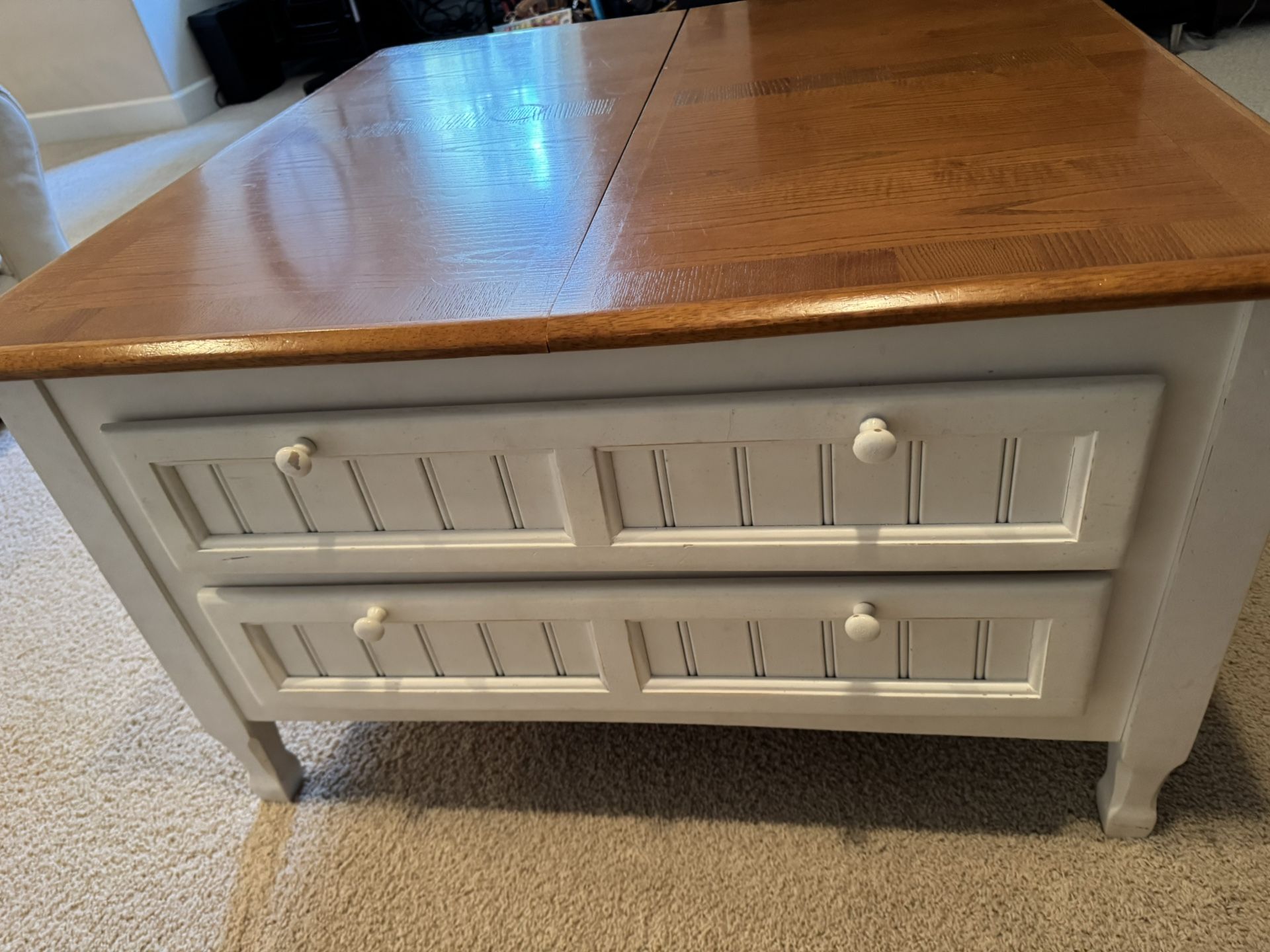 Wood Coffee Table - Expands!
