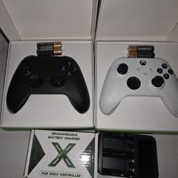 New Xbox Controllers Plus Batteries
