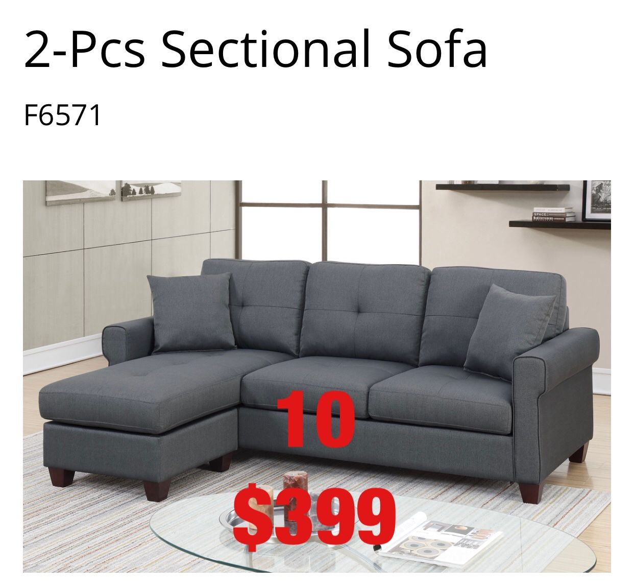 Furniture Sofa. Assembly required. Assembly not included. Free delivery.