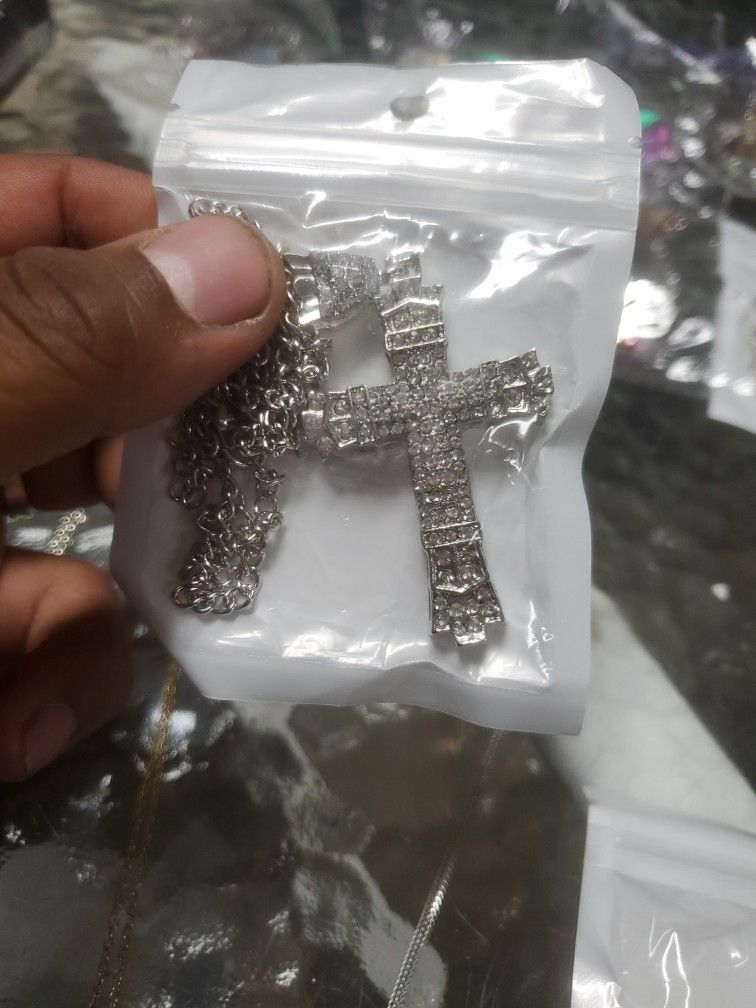 Cross Silver Necklas