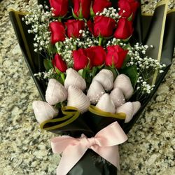 Ramo Buchon/ Flower Bouquet/Valentine Gifts