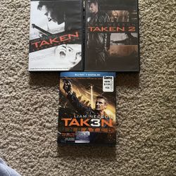 Taken (1,2&3) DVDS
