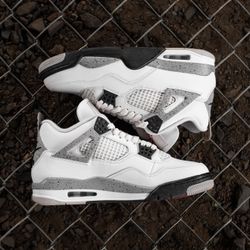 Air Jordan 4 White Cement 