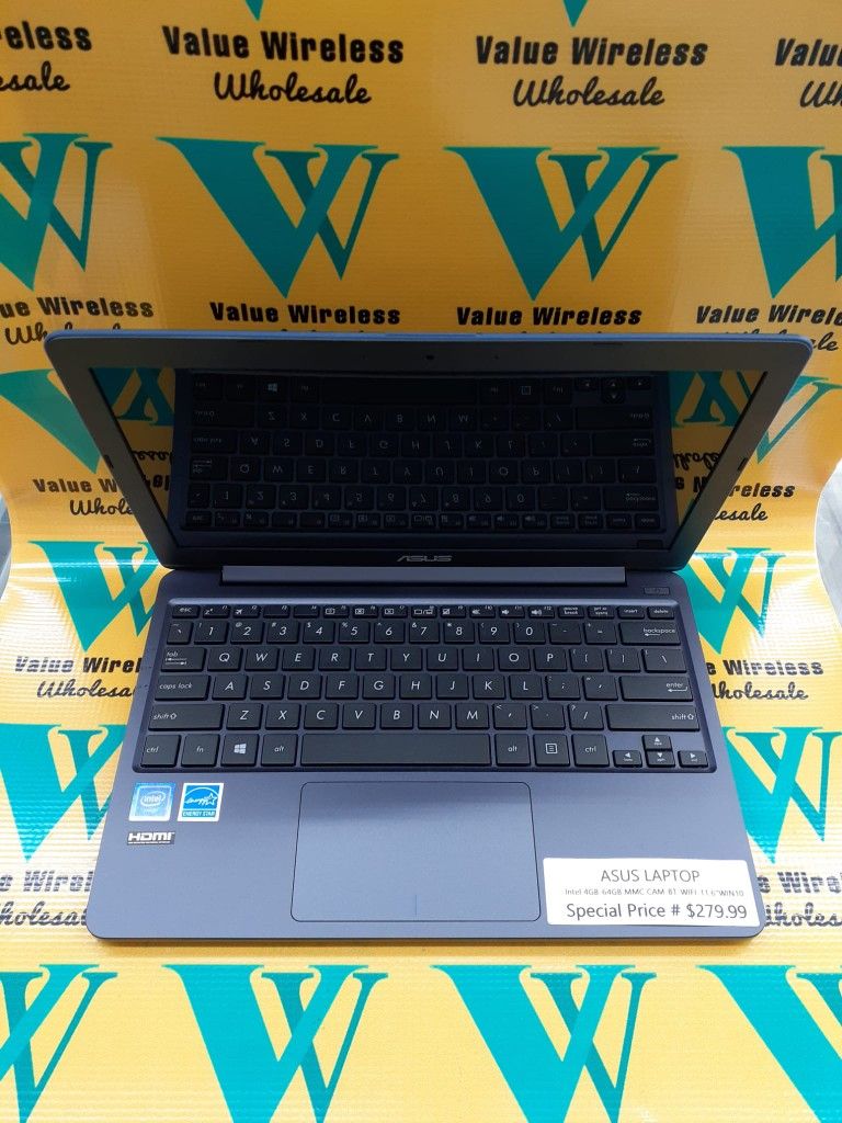 Asus mini laptop Intel 4GB-64gbMMC