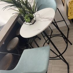 High Top Table & 2 Chairs 