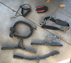 Cable Equipment Weigh Training All $65.00 (OR) Trade For Set Of Hex head 35lb Dumbbells