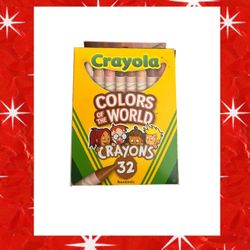 Crayola Colors Of The World 32pc crayon packs