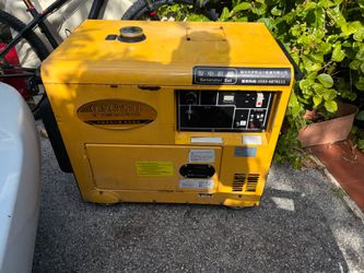 FOR SALE: DIESEL GENERATOR – ONLY 2 HOURS – 8,000W – ELECTRIC START – 30 AMP – $2,400 OBO