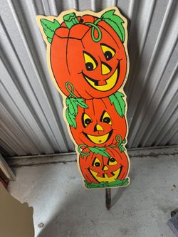 Vintage Halloween Yard Art
