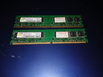 AE 1GB DDR2-800 RAM Sticks (x2)