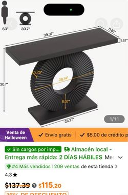 Mesita de pared