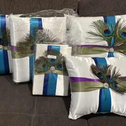 Quinceañera 5 Piece Set…2 pillows, Bible, Guestbook, Photo Album 