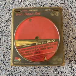 Brand New - Craftsman 6” Dado set