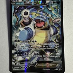 Pokémon Blastoise EX XY122 Black Star Promo Full Art Holo Rare **LP  