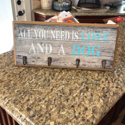“All You Need Is Love & A Dog” Key/Item Holder