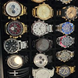  Nixon/Fossil/Vestal/Diesel/Invicta Watch Collection. 