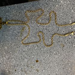 Stainless Steel Gold Chain 