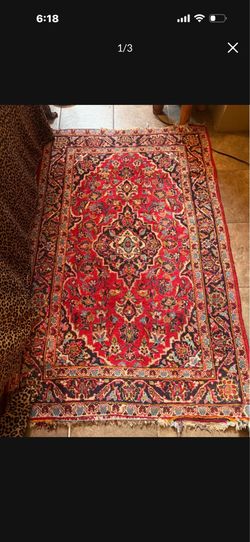 Antique handmade beautiful colors, Persian area rug