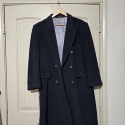 Men's Wool And Cashmere Trench Coat 