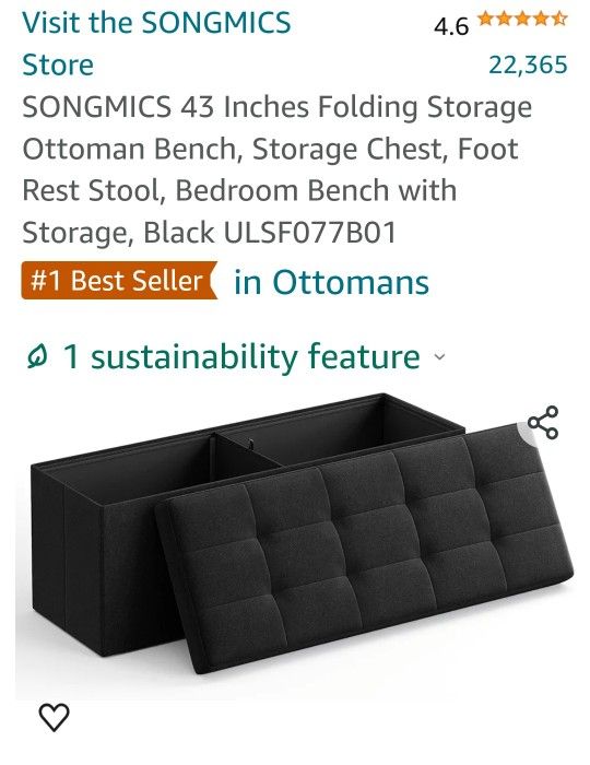 Black Ottoman 