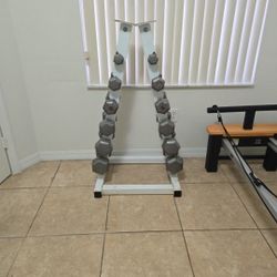 Weight Set With Stand
