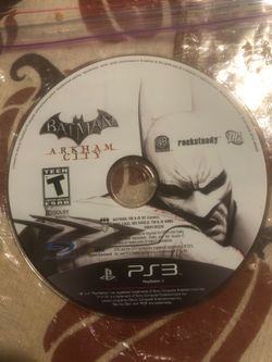 Batman Arkham city ps3 disc
