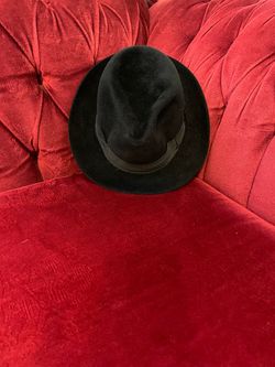 Black Felt Fedora Hat