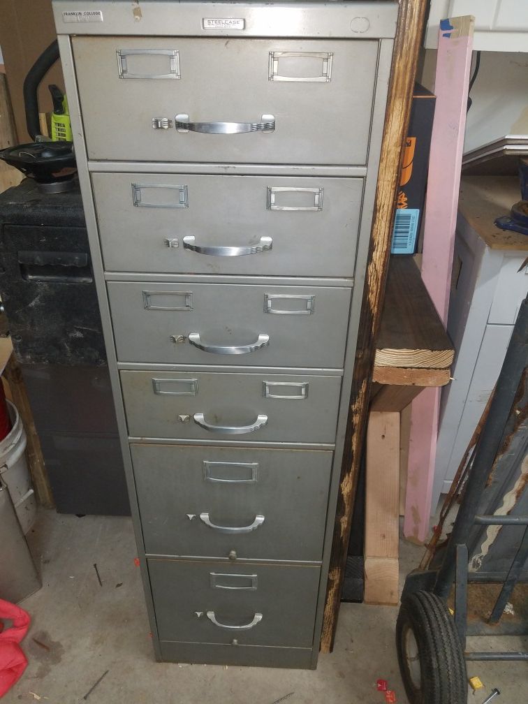 Vintage Steelcase file cabinet