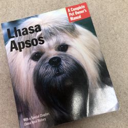 Lhaso Apsos Dog Pet Owner Manual Book
