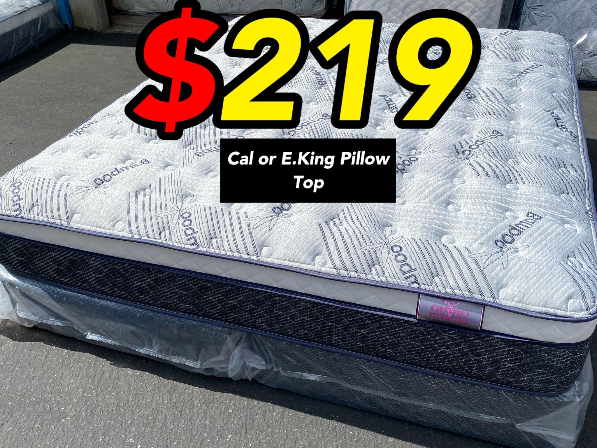 12in King Size Dream Luxury European Pillow Top Mattress 