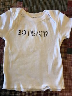 BABY BLACK LIVES MATTER SHIRT 12months