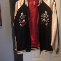 Saks Fifth Bomber Jacket.L