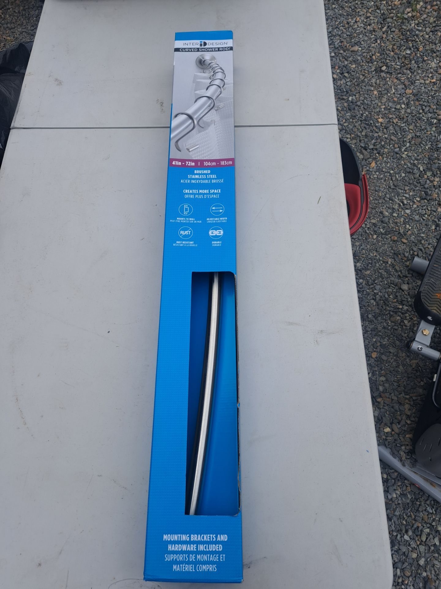 Inter Design curved shower rod