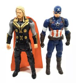 Marvel Avengers Talking Captain America And Thor Hasbro 2015